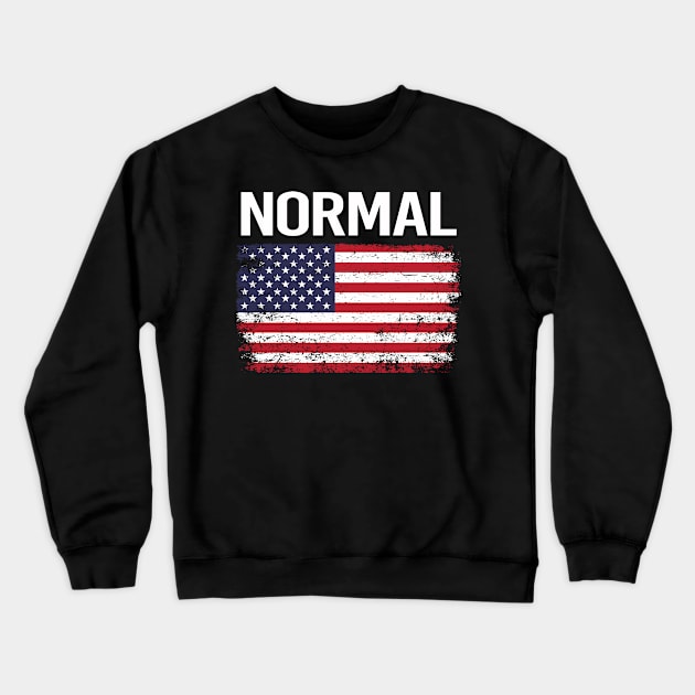 The American Flag Normal Crewneck Sweatshirt by flaskoverhand